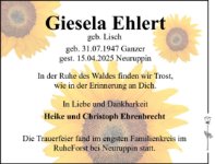 eine Anzeige