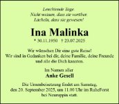 eine Anzeige