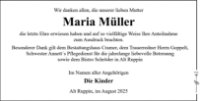 eine Anzeige